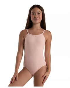 Базовый купальник для девочек Team Basics с регулируемыми бретелями, розовый Capezio