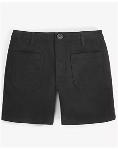 Шорты с накладными карманами из твила для девочек Little & Big Girls, черный Epic threads