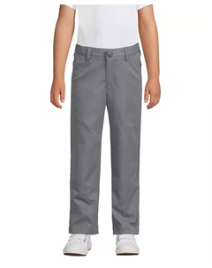 Брюки чинос Iron Knee Active Performance для мальчиков, серый Lands' end