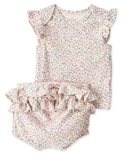 Комплект для девочек из органического хлопка: топ и шорты, 2 предмета, мультиколор Carter`s