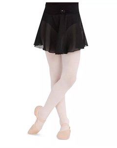Юбка для девочек на резинке Georgette, черный Capezio