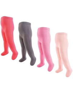 Колготки из хлопка для девочек, цвет красный, темно-синий, серебряный Touched by nature