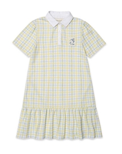 Платье-поло для девочек - малышки, подростки, желтый The sunday collective