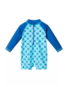 Пляжный комбинезон для мальчиков с шапочкой Baby Boys Beach Theme, синий Andy & evan