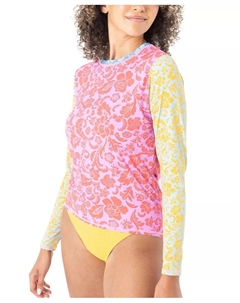 Детский рашгард для серфинга Tapestry Patchwork Seaskippping, мультиколор Roxy