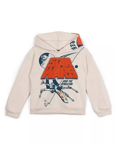 Детская флисовая толстовка с капюшоном, коричневый/бежевый Star wars