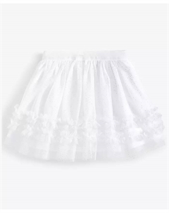 Юбка из тюля с блестками для девочек, белый Epic threads