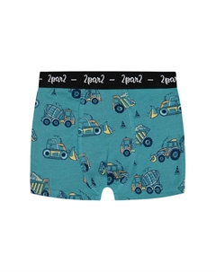 Боксеры для мальчиков из органического хлопка с принтом - малыши, старшие дети, синий Deux par deux