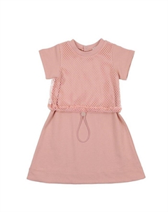 Детское платье с коротким рукавом из сетчатой ткани для спорта - для девочек Maniere, фиолетовый Manière