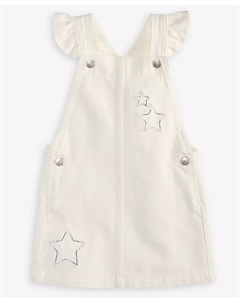 Джинсовая юбка для девочек из хлопка all, белый Epic threads