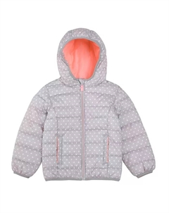 Детская легкая пуховая куртка для девочек 2T-4T, серый Rokka&rolla
