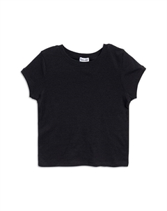 Футболка с короткими рукавами для девочек - подростковая, черный Splendid