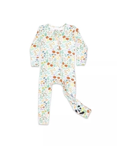 Детский унисекс летний комбинезон-трансформер с цветочным принтом Baby Summer Floral Convertible Footie, мультиколор Bellabu bear