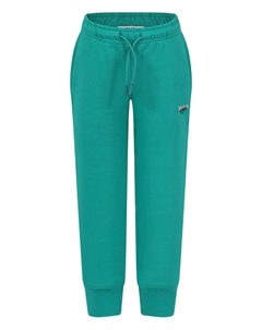 Спортивные брюки с завязками на талии, зеленый Msgm kids