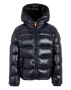 Куртка-пуховик с капюшоном, синий Save the duck kids