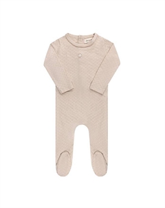 Унисекс пинетки с сердечками и звездами из коллекции Pointelle - для малышей, коричневый Ely's & co.