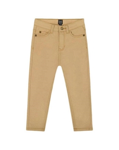 Брюки из стретч-габардина для мальчиков - малыши, подростки, коричневый/бежевый Deux par deux