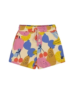 Детские шорты из френч-терри с принтом для девочек - Little Kid, мультиколор Deux par deux