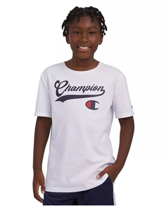 Футболка с коротким рукавом и принтом Big Boys, белый Champion