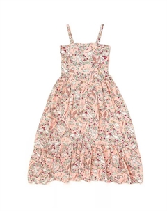 Девочкам платье макси Hedwig с квадратным вырезом и сборкой на лифе, розовый Harry potter