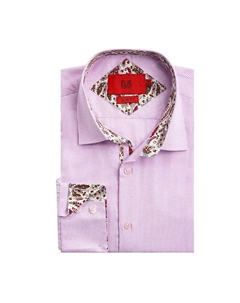 Рубашка на пуговицах Big Boys Pink Slim Fit Houndstooth Dress, розовый Elie balleh