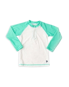 Мальчики H2O Color Block Рашгард - Маленький ребенок, зеленый Shade critters