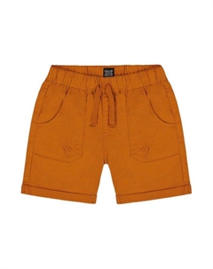 Детские эластичные шорты из твила - для мальчиков, оранжевый Deux par deux