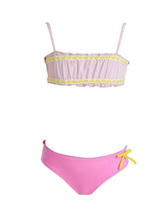 Детский купальный комплект Vixen для девочек - малышки, подростки, розовый Nessi byrd