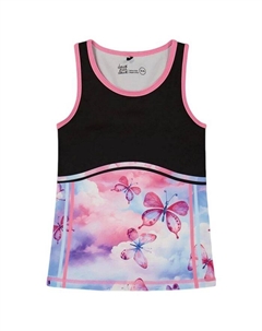 Детская цветная майка для спорта - для девочек, мультиколор Deux par deux