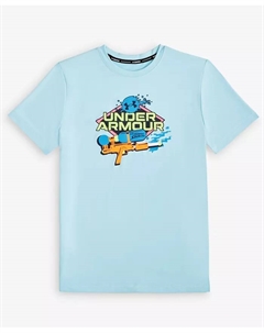 Футболка с коротким рукавом Big Boys UA Super Soaker Graphic Surf, синий Under armour
