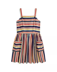 Платье полосатое для девочек Big Girls, красный Polo ralph lauren