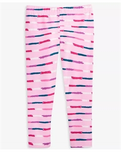 Детские леггинсы для девочек с полосками под карандаши, розовый Epic threads