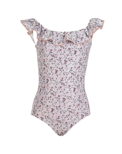 Детский купальник Caterina для девочек - малышки и подростки, коричневый/бежевый Nessi byrd