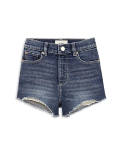 Детские шорты "Lucy" с рваным краем для девочек, синий Dl1961
