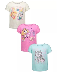 Футболки для девочек Skye Everest, 3 шт, мультиколор Paw patrol