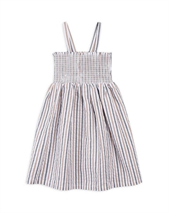 Платье для девочек в полоску из пике - для малышей, коричневый/бежевый Miles the label