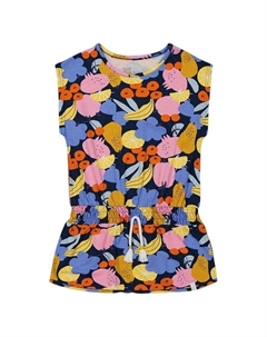 Детская туника с принтом для девочек - подростковый размер, мультиколор Deux par deux