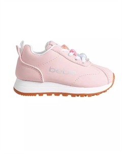 Туфли для девочек Toddler Girls Lace Charms с металлическим логотипом, розовый Bebe