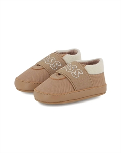 Пинетки с логотипом, коричневый Boss kidswear