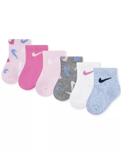 Детские носки Baby and Toddler Swooshfetti, 6 пар, розовый Nike