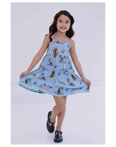 Платье для девочки Toddler Girls Cami в комплекте с семейным (размеры 2T - 14-16), синий Star wars