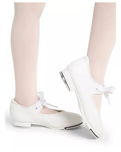 Узкие туфли Shuffle для девочек-малышей, белый Capezio