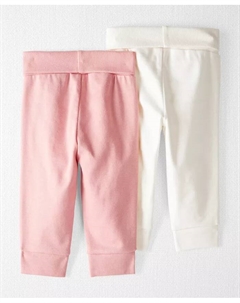 Детский комплект из 2 предметов: джоггеры из органического хлопка "расти вместе" для девочек, мультиколор Carter`s