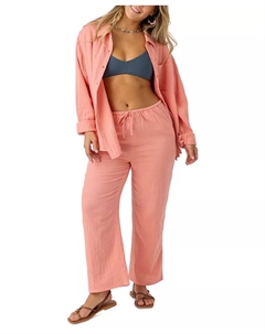 Детские хлопковые брюки с манжетами Brenda, оранжевый O`neill