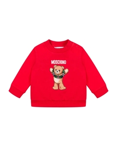 Толстовка с принтом, красный Moschino kids