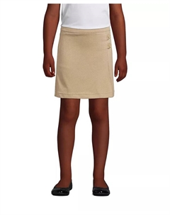 Юбка-шорты Big Girls Plus вязаная выше колена, синий Lands' end