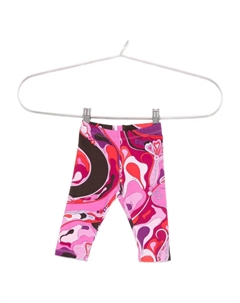 Леггинсы с узором Swirl, розовый Pucci junior