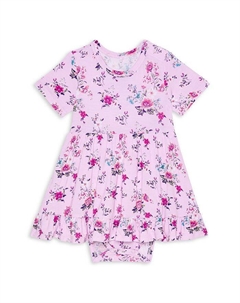 Платье-боди с рюшами Bridget для девочек - Baby, розовый Posh peanut