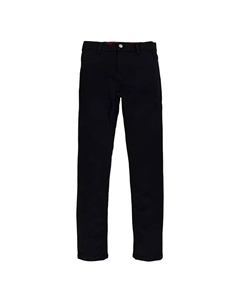Брюки чинос Big Boys 502 Regular Taper Fit из хлопкового твила, черный Levi's®