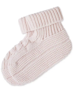 Детские носки-пинетки с косичкой, розовый Polo ralph lauren